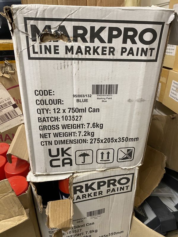 Red line Spray Paint