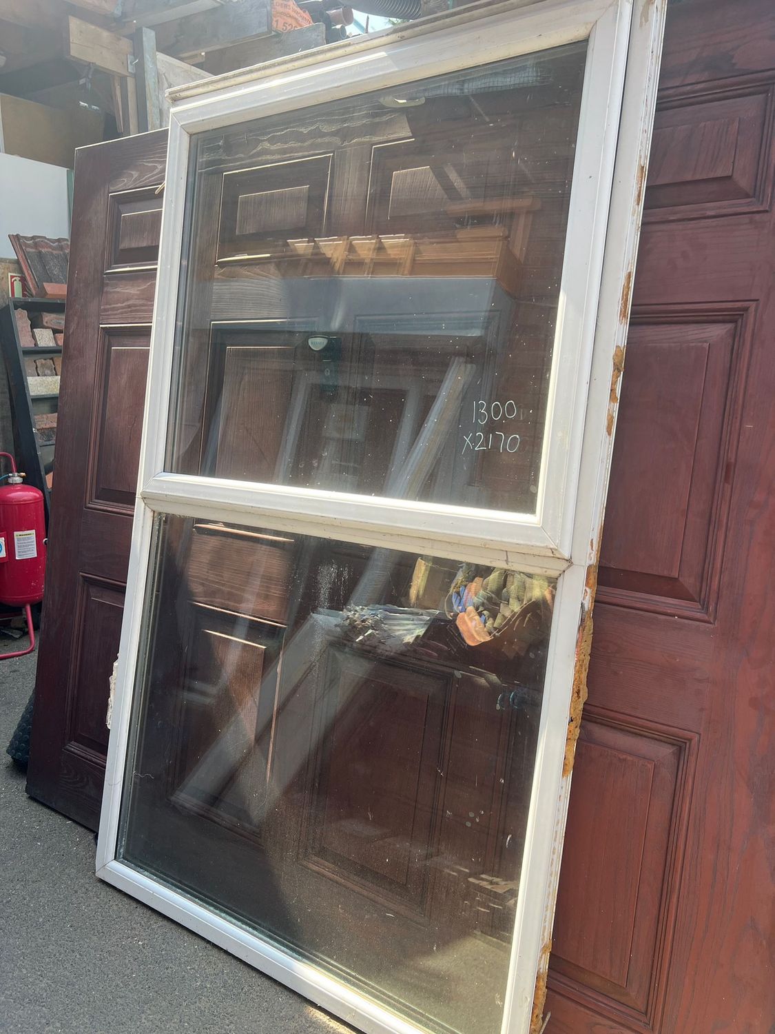 uPVC Double Pane Window (1300 x 2170)