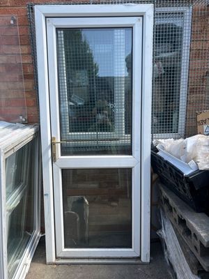 uPVC Glass Back Door (900 x 2120)