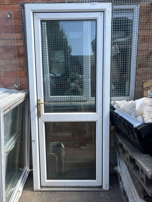 uPVC Glass Back Door (900 x 2120)