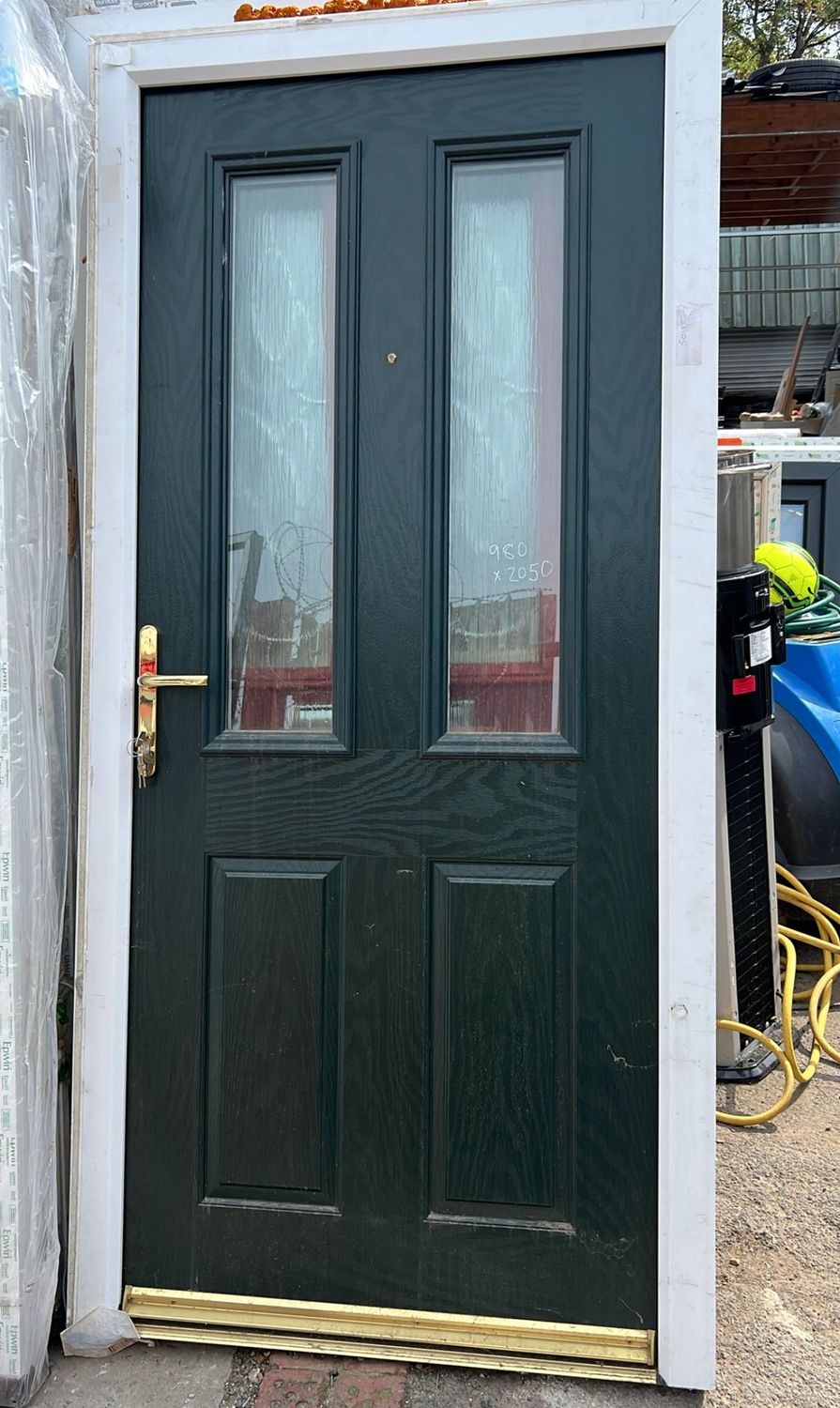 Green Composite Front Door (980 x 2050)