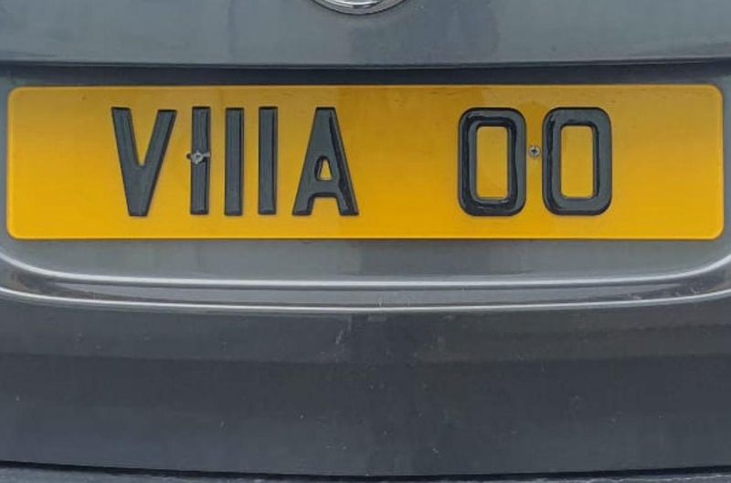 &quot;V111 AOO&quot; Number Plate Raffle