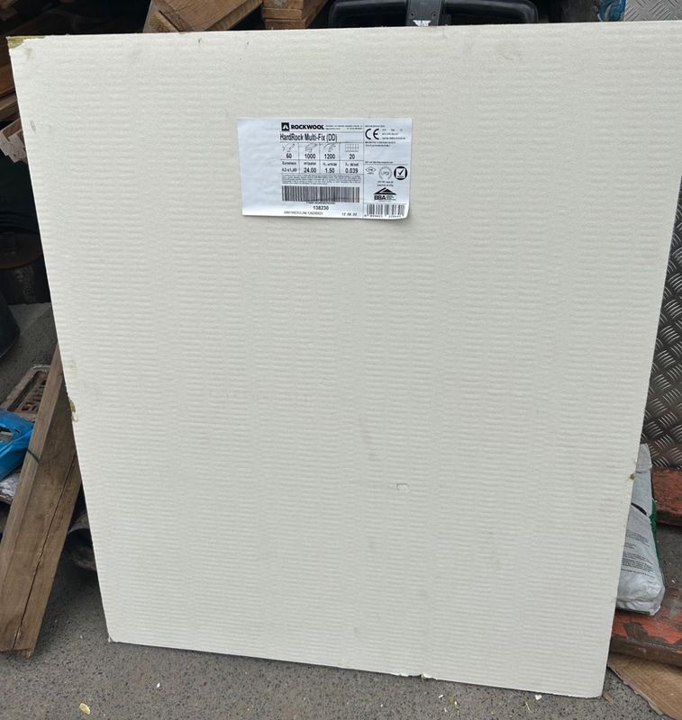 60mm Rockwool Hardrock Multi Fix (DD) 1000 x 1200