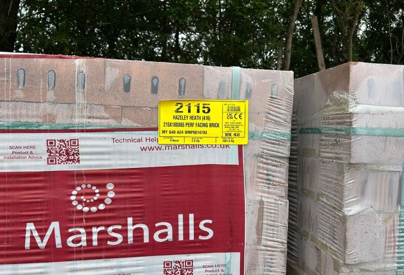 Marshalls Orange / Brown Hazeley Heath Perforated Facing Brick (Pack of 416)