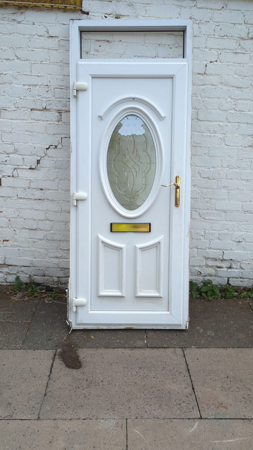 White uPVC Door (905 x 2030)
