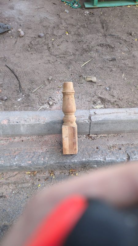 Newel Post Wood Turned (90mm x 460mm)