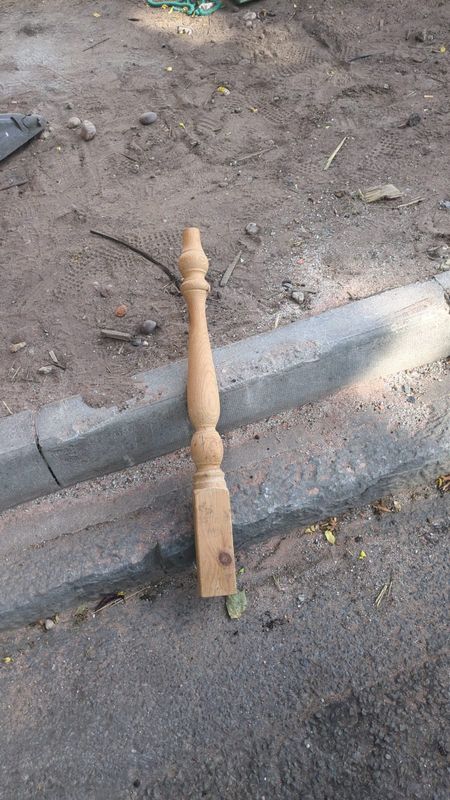 Newel Post Wood Turned (67mm x 740mm)