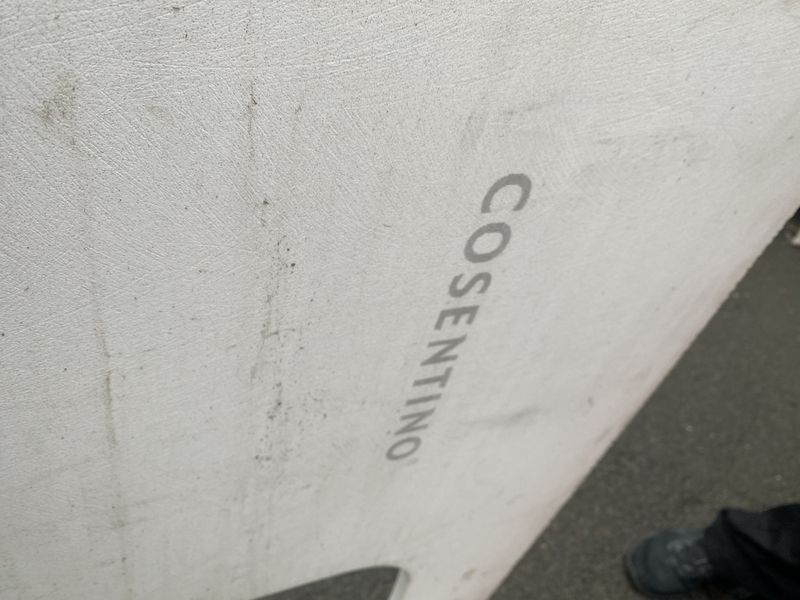 White Pre Cut Worktop 630 x 1808 2mm