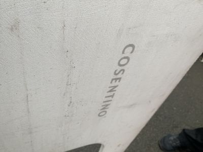 White Pre Cut Worktop 630 x 1808 2mm