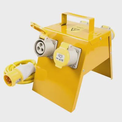 MCG 110V 4 Gang Site Extension Socket with Cable and Plug