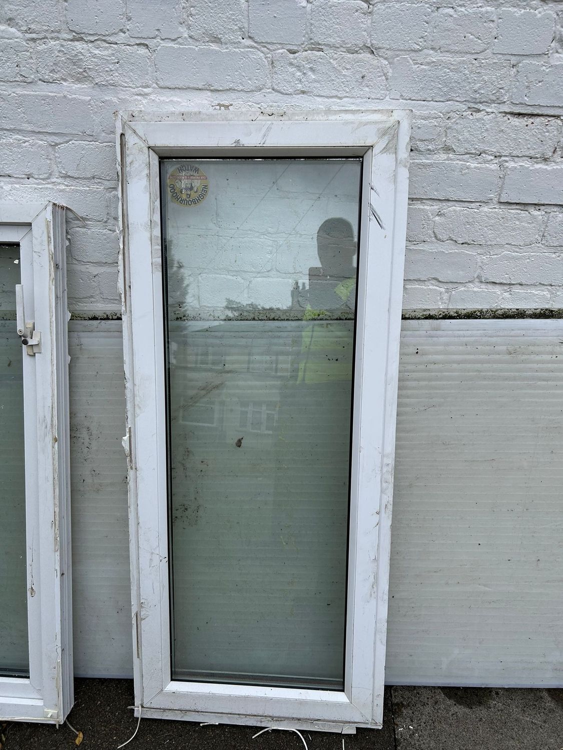 uPVC single Window 576 x 1180mm