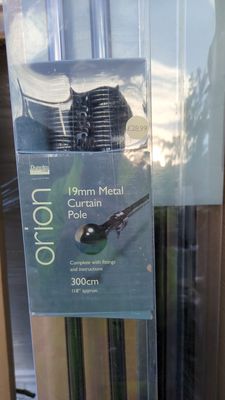 Orion Black Nickel pole 19x300mm