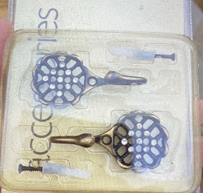 Lattice Hook Antique Brass