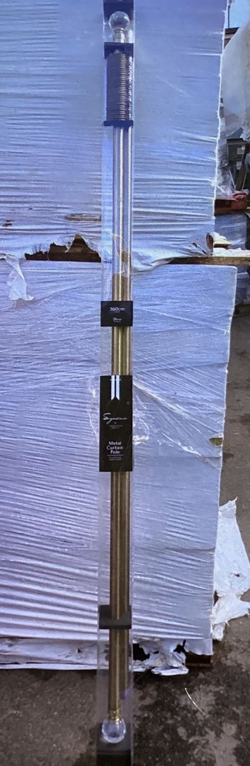 Crystal Pole Antique Brass 3600 mm