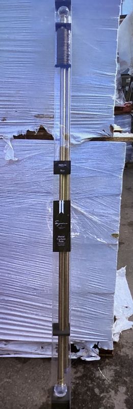 Crystal Pole Antique Brass 3600 mm