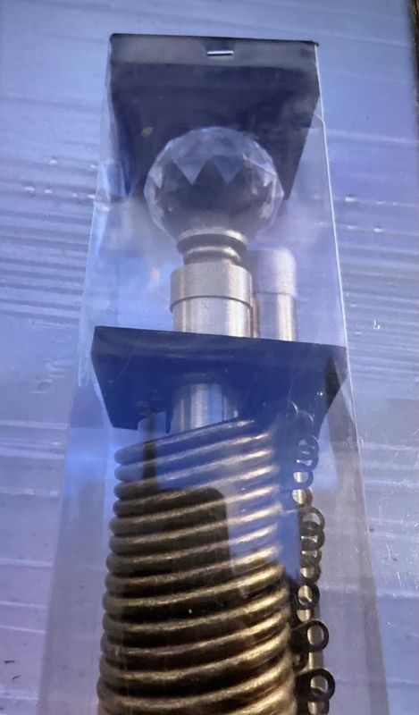 Crystal Pole Antique Brass 3600 mm