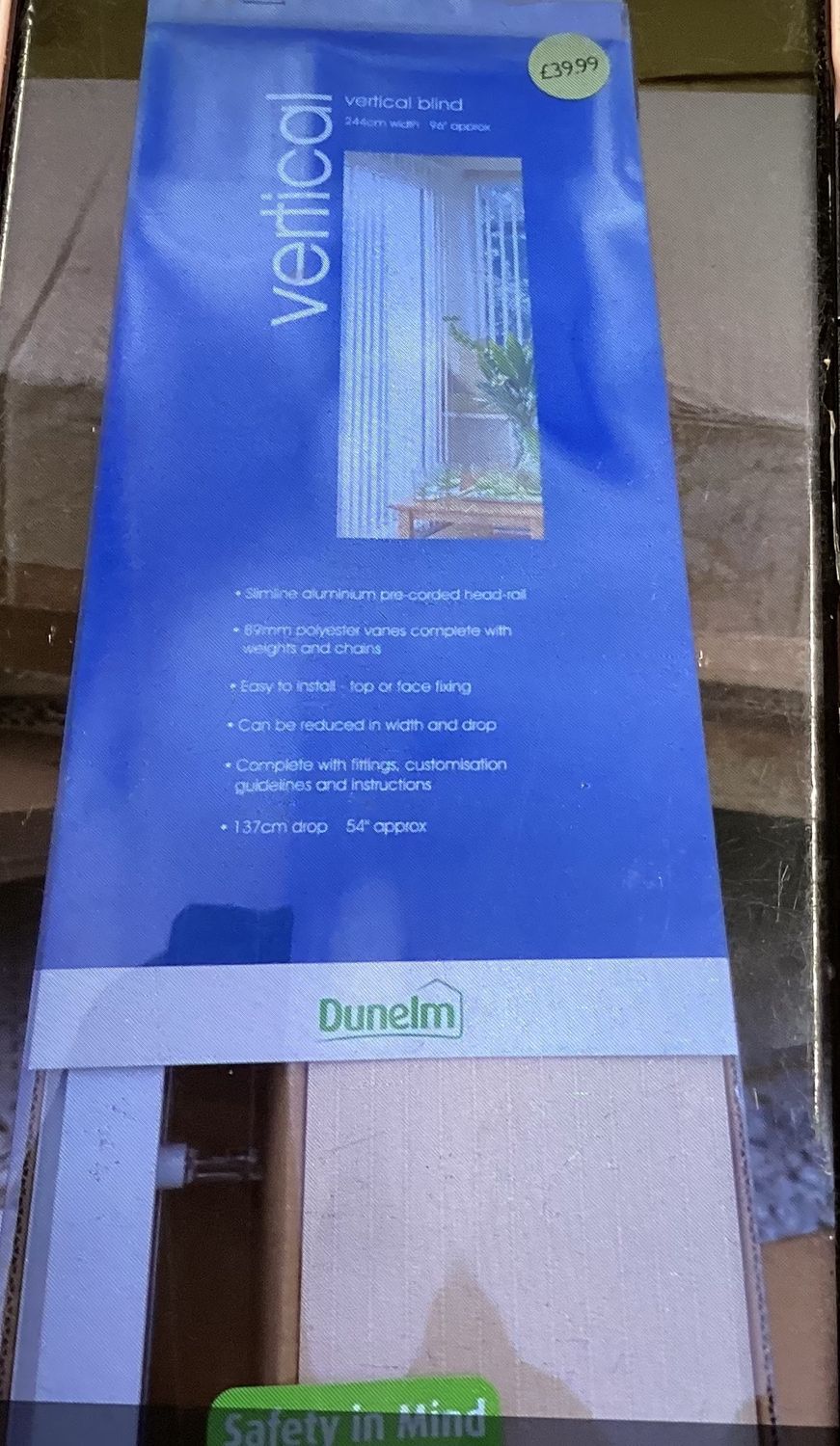 Vertical Blind ( 244 x 137 cm )