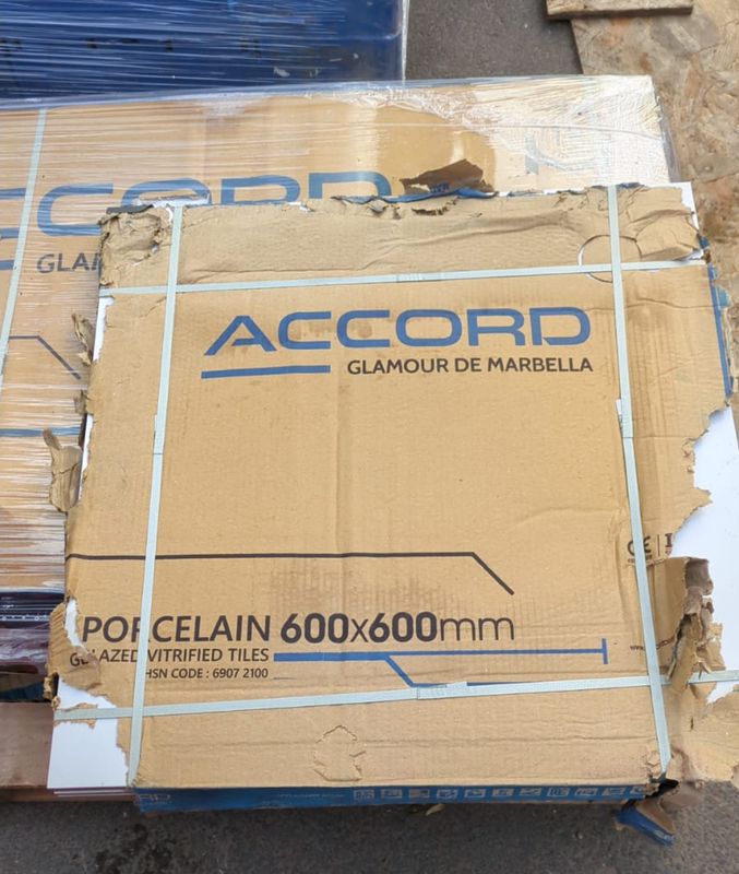 Porcelain Marble Internal Tile 1200 x 600mm 1.44sqm  (Pack of 2)