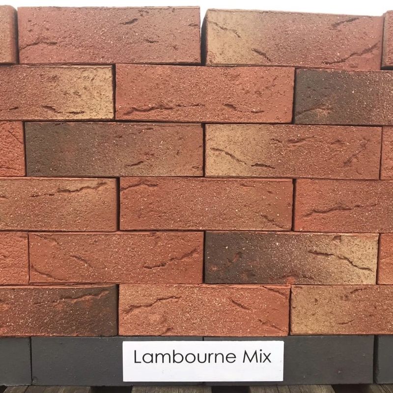 Lambourne Red Multi Wirecut Facing Brick (Pack of 520)