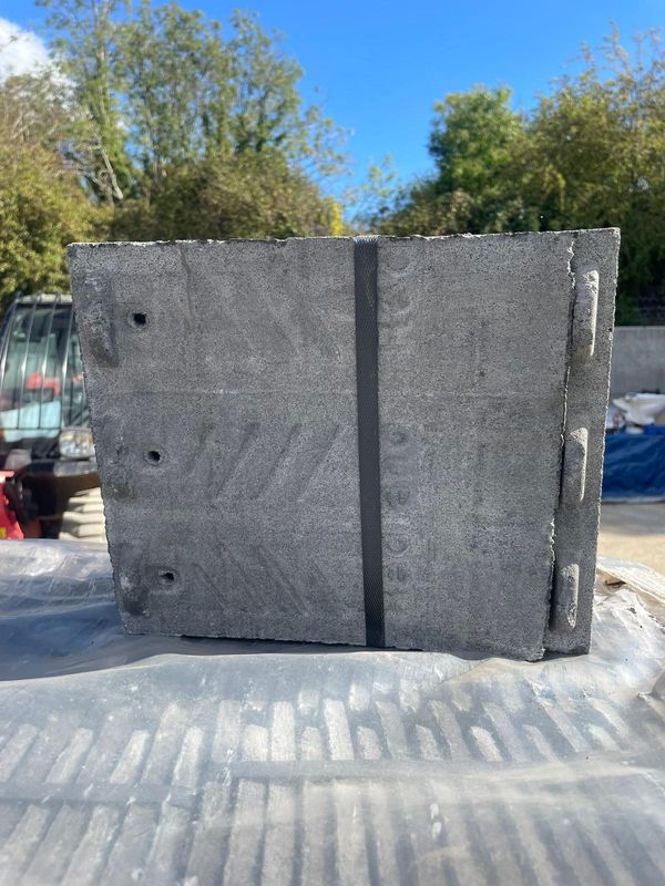 Plain tile &amp; Half Charcoal Grey Roofing Tiles (Pack of 480)