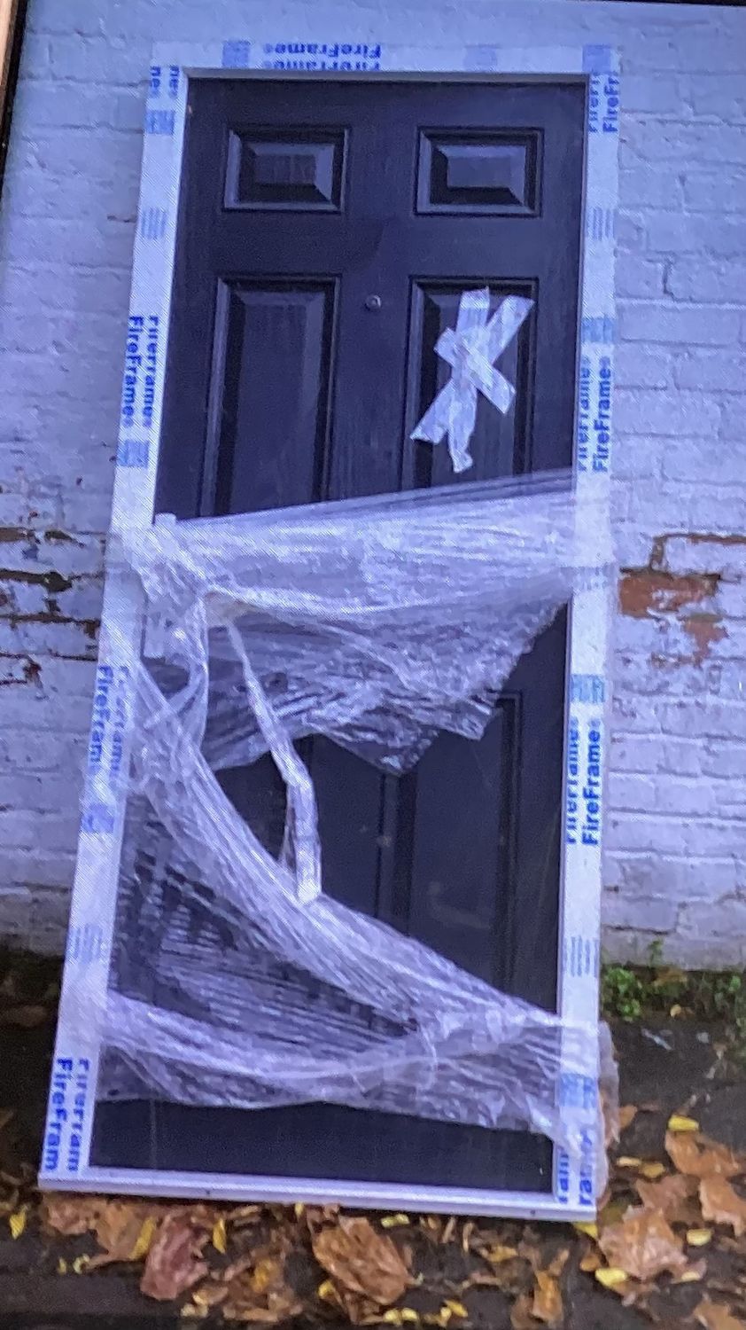 External Fire Door Composite 835 x 2020 mm