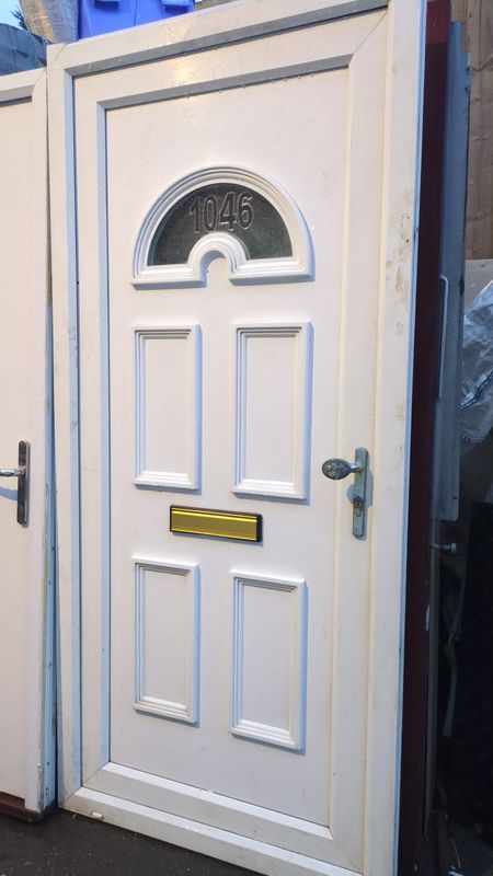 uPVC White Arch Window 2130 x 966 mm