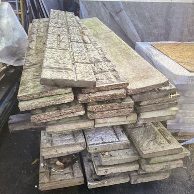 Brick Face Gravel Board (6ft x 1ft)