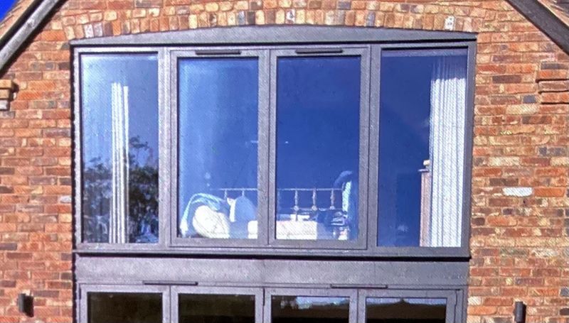 Grey Window  With 2 Side Panels 3326 x 1680