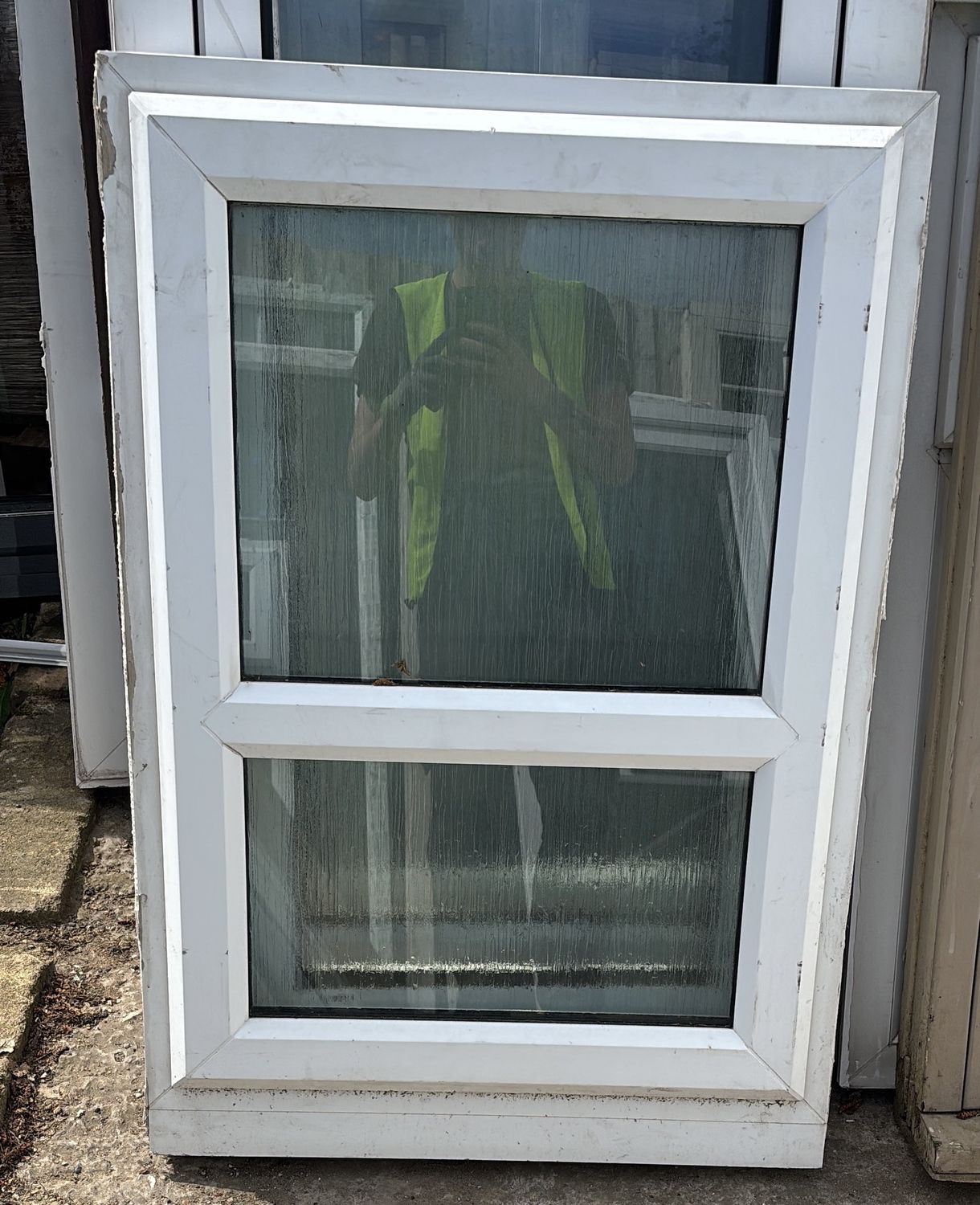Small uPVC Window  680 x 985mm Bottom Opener