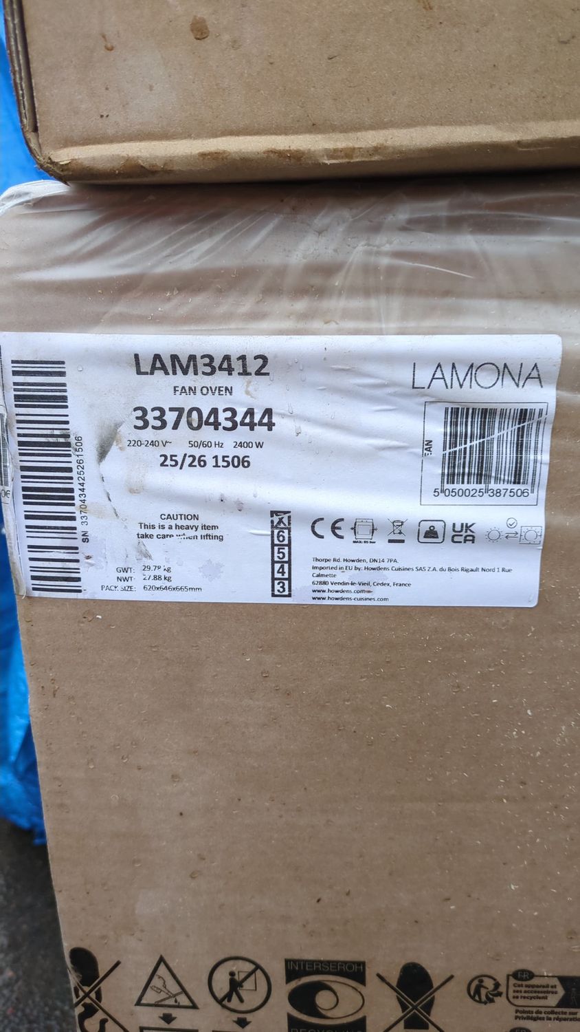 Lamona Integrated Fan Oven 220-240v