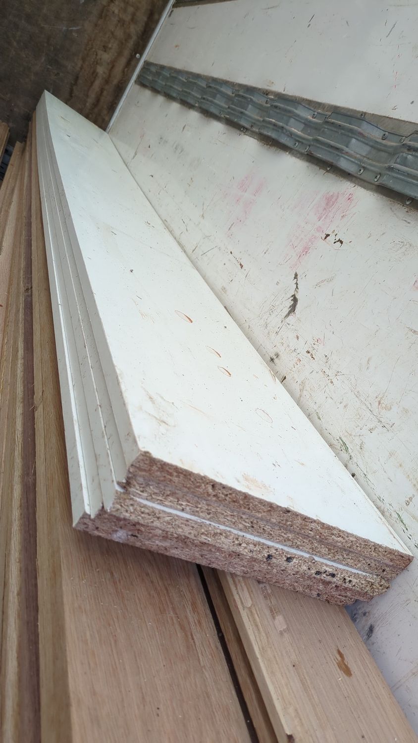 Chipboard Shelves 8 x1 ft