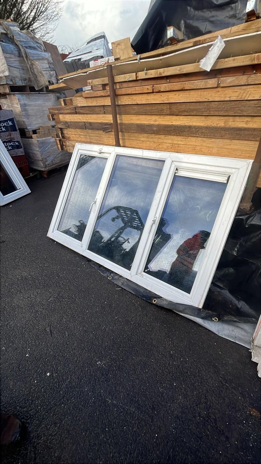 uPVC Triple White Window (1915 x 1185)