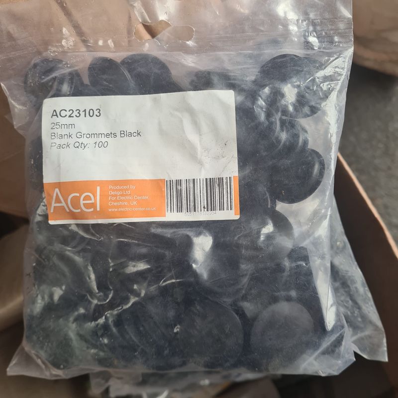 Grommets Closed 25mm Pack Of 100