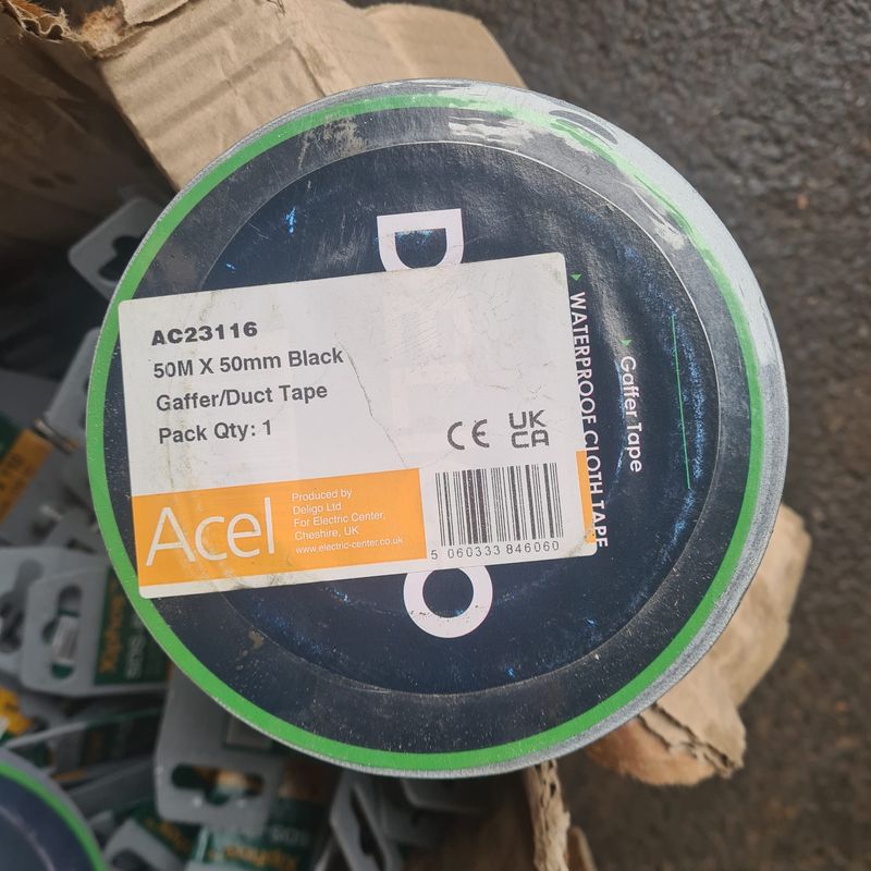 Gaffer Tape 50mm Rolls