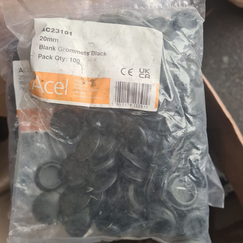 Grommets Closed 20mm Pack Of 100