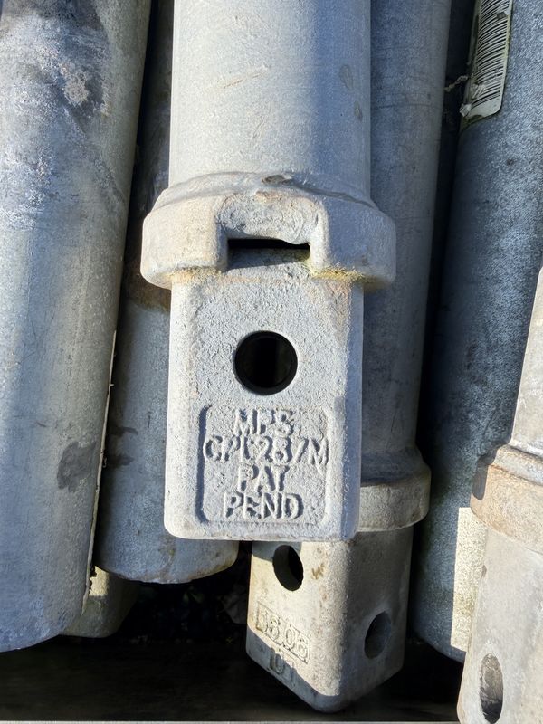 Steel galvanised Screw pile extensions