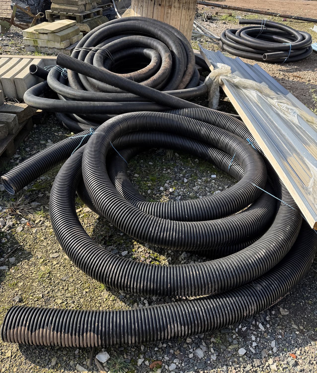 Black Twinwall Duct 110mm