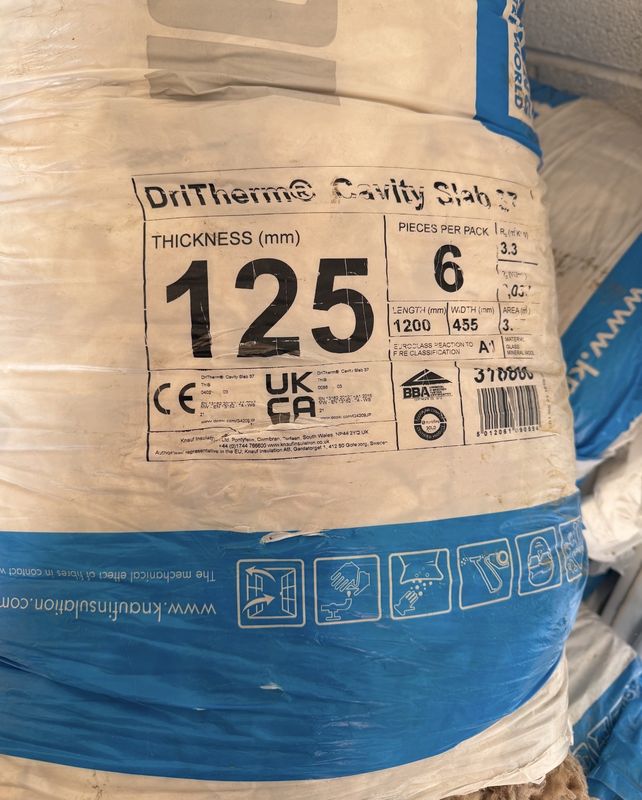Knauf insulation DriTherm Cavity Slab 125mm