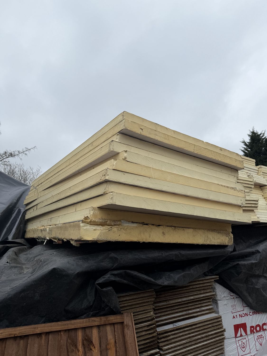 40mm PIR Insulation Board No Foil (2400 x 1200)