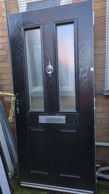 Black Composite Door No frame
