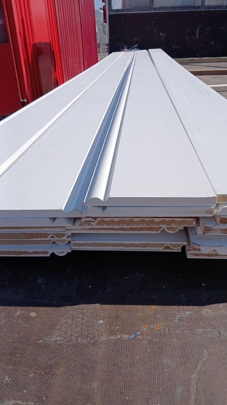 Ogee MDF White 8" Skirting Board 5.4mt