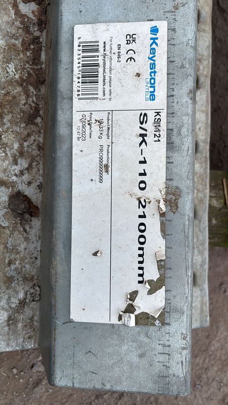 S/K-110/ 2100mm Lintel