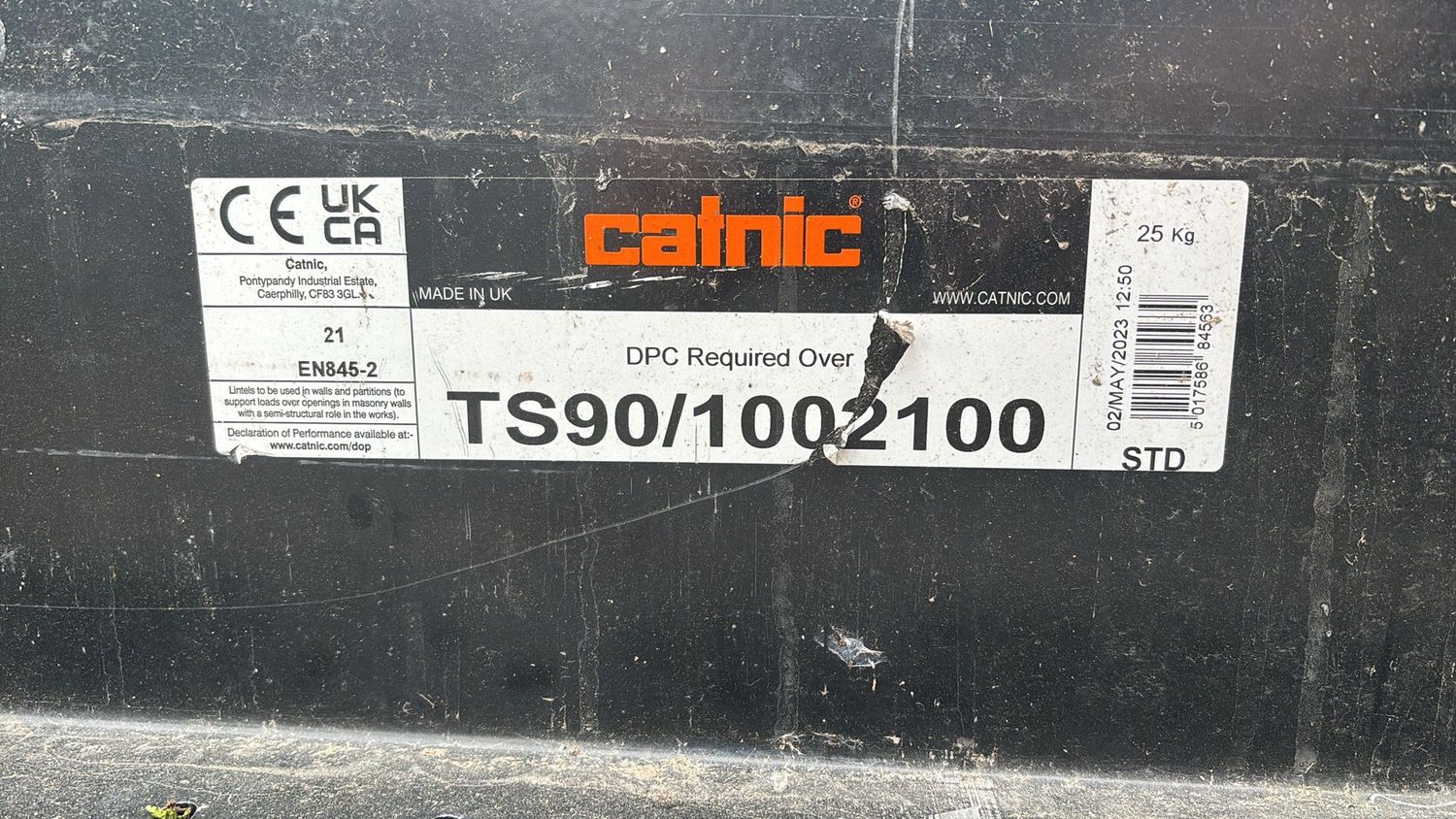 TS90/100/ 2100mm Lintel