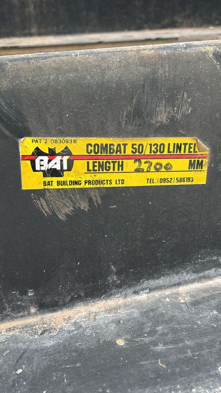 Combat 50/130/ 2700mm Lintel