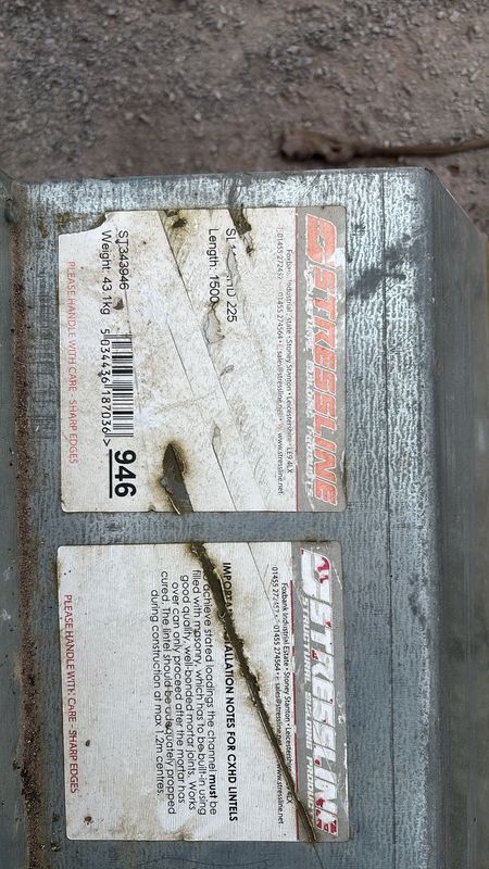 SL11 KHD/ 1500mm Lintel