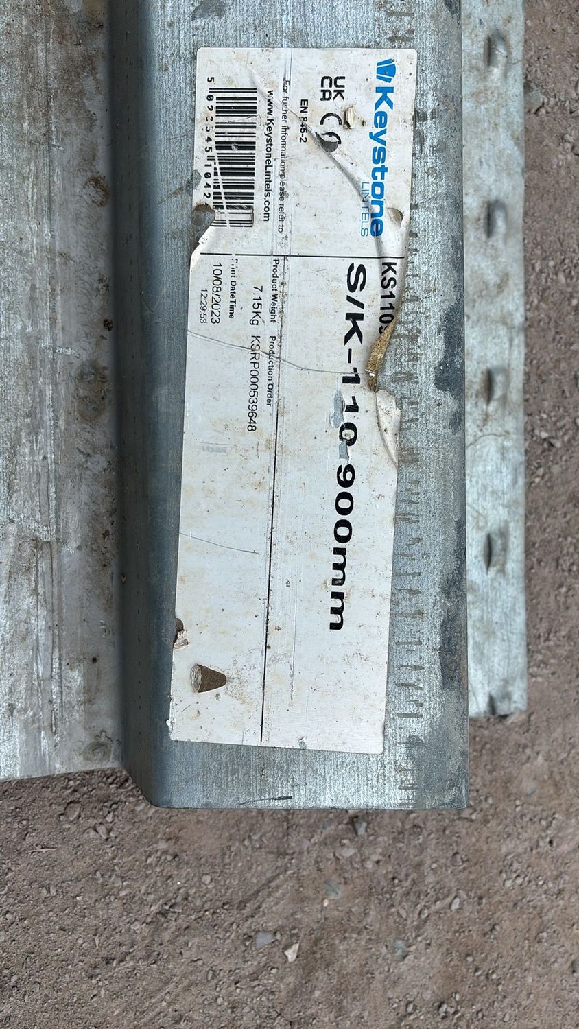 S/K-110/ 900mm Lintel