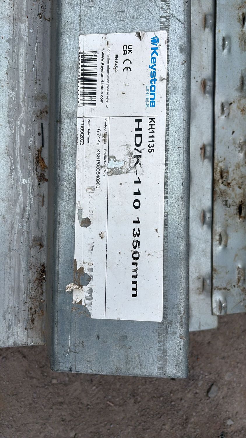 HD/K-110/ 1350mm Lintel