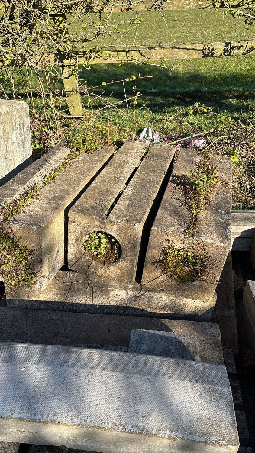 Reclaimed Concrete Slotted Drainage Channel 300mm