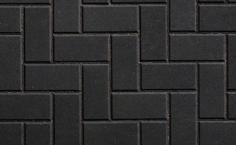 Plasmor Charcoal Rectangular Block Paving 200 x 100 x 80mm 6.36m2 (pack of 296)