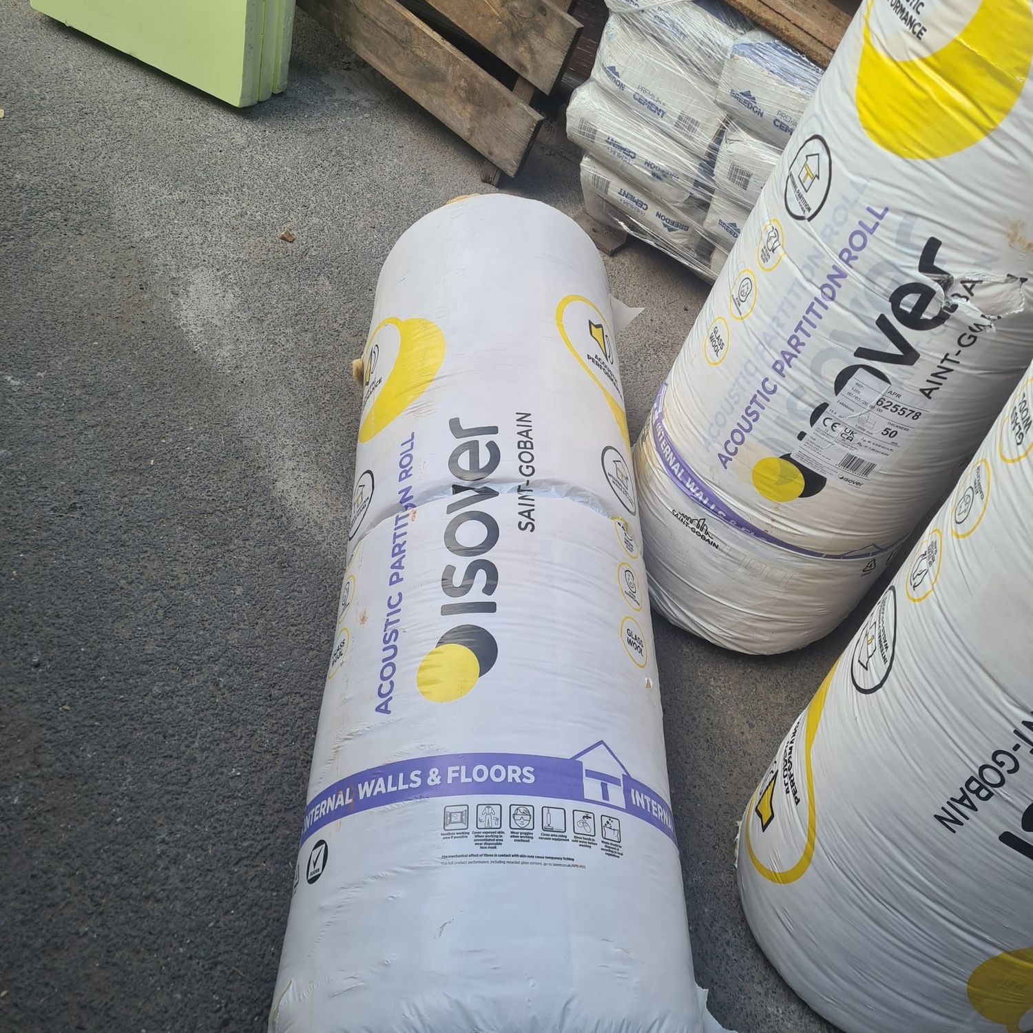 Isover Acoustic Roll 50mm (15.6m2sqm)